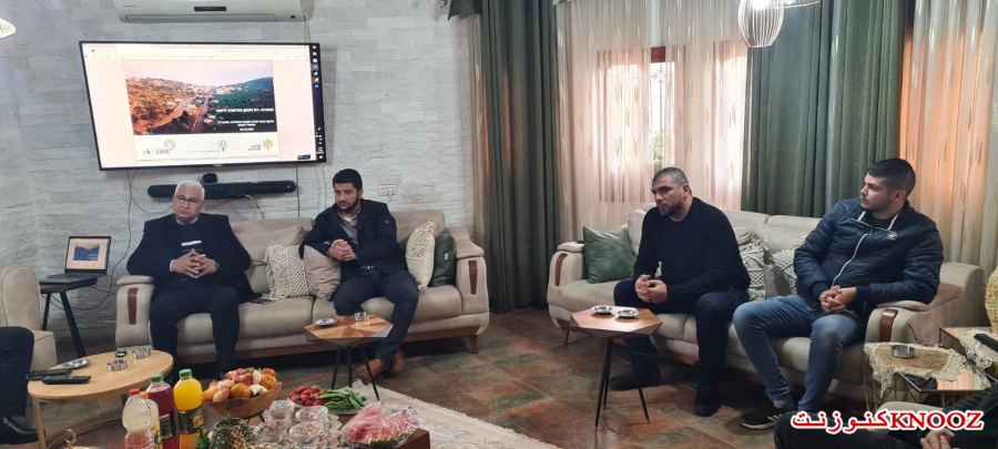 النائب عن الموحدة مازن غنايم بزيارة لقرية الحسينية 